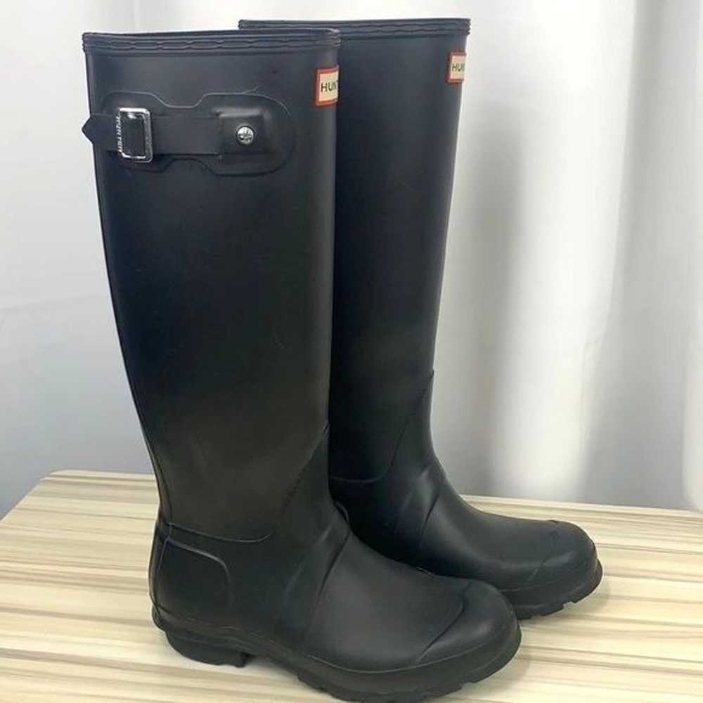 Hunter Original Tall Rain Boots With Shearling In… - image 5