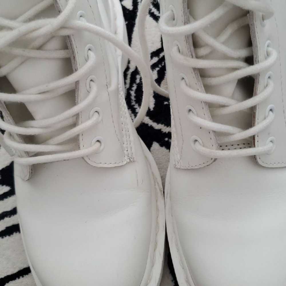 Doc martens monochrome white boot womens 9 - image 10