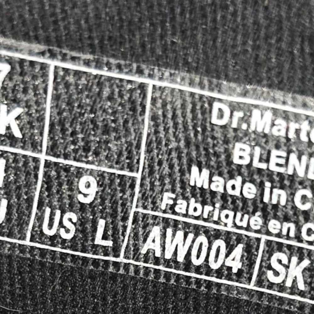 Dr. Martens Disc Black Silver Flower Print Lace U… - image 7