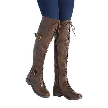 NEW Women’s Piper Thigh-High Combat Boots - image 1