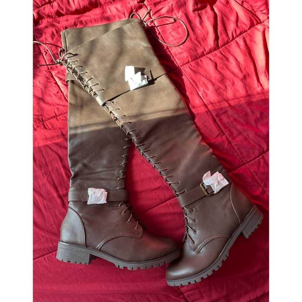 NEW Women’s Piper Thigh-High Combat Boots - image 2