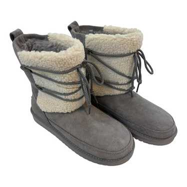 Koolaburra UGG Michon Short Boots Mid Calf Fur Fa… - image 1