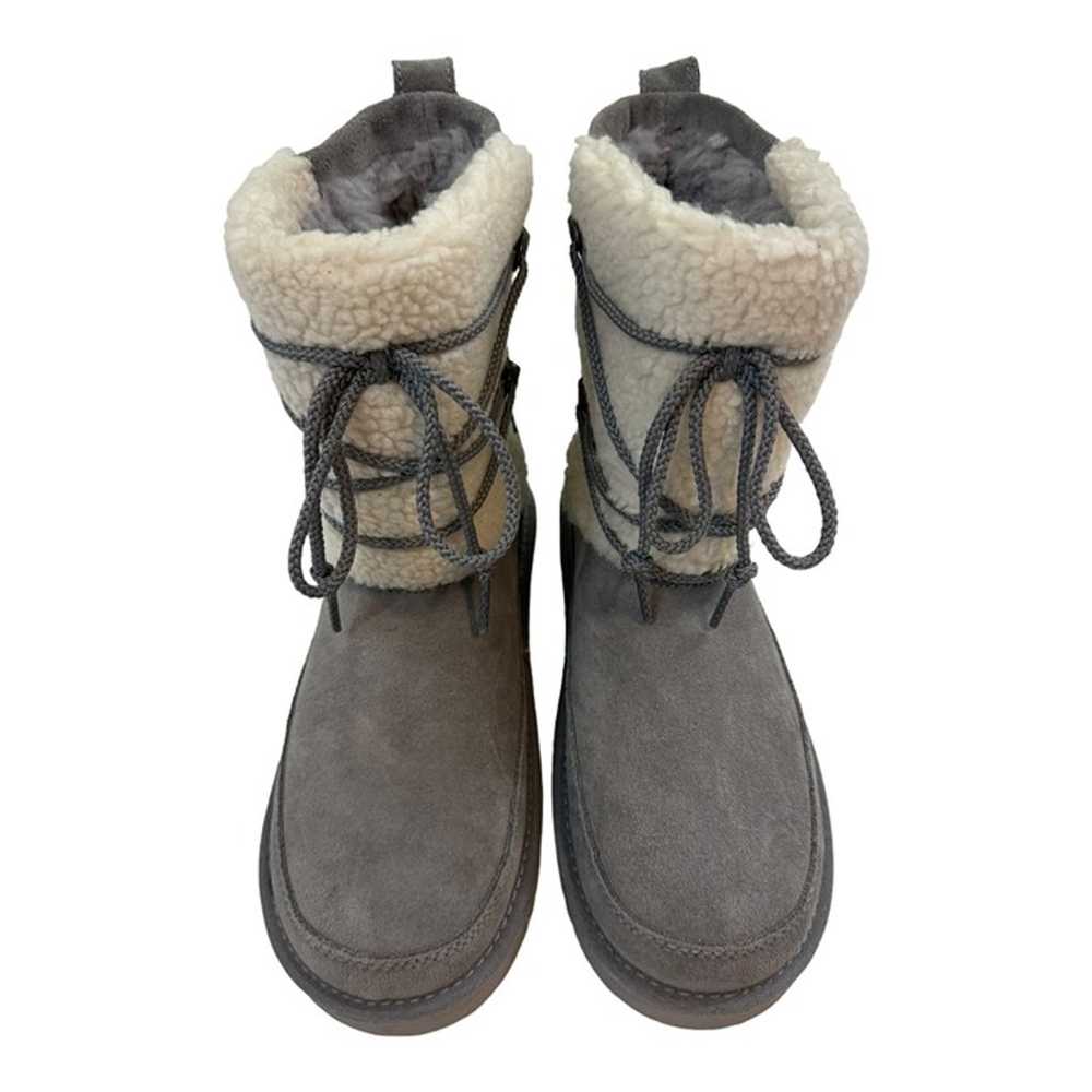 Koolaburra UGG Michon Short Boots Mid Calf Fur Fa… - image 2
