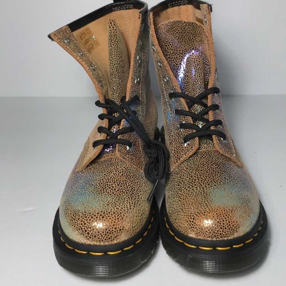 DR. MARTENS 1460 RAINBOW  SUEDE LACE UP BOOTS - image 2