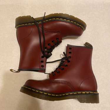 Dr. Martens 1460 Smooth Leather Lace Up Boots - image 1