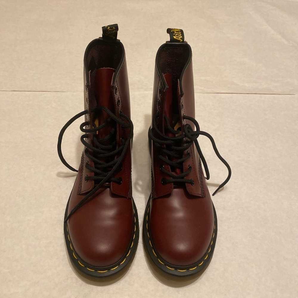 Dr. Martens 1460 Smooth Leather Lace Up Boots - image 2