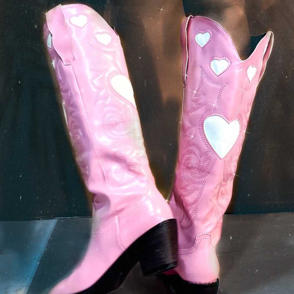 Pink Cowgirl Boots - image 1