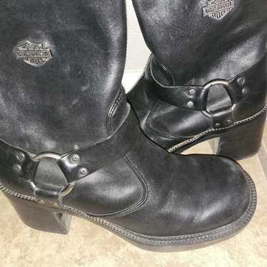 Vintage Harley Davidson Motorcycle Boots - image 1