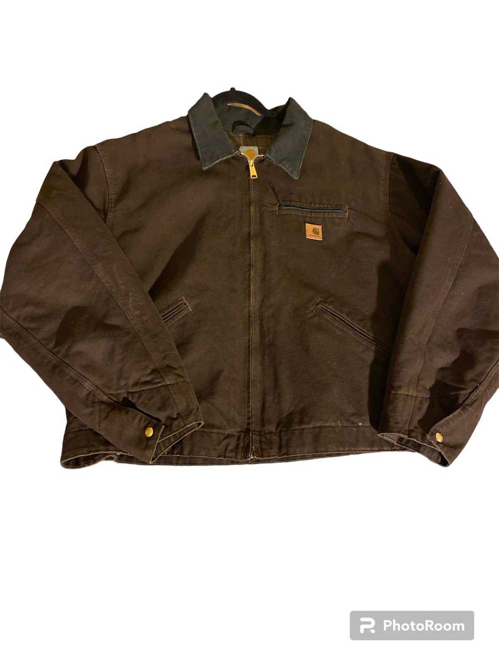 Carhartt × Vintage Vintage carhartt Detroit jacke… - image 1