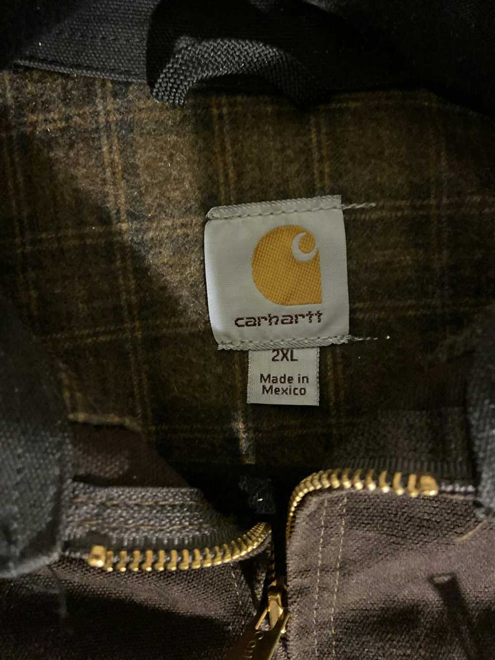 Carhartt × Vintage Vintage carhartt Detroit jacke… - image 3