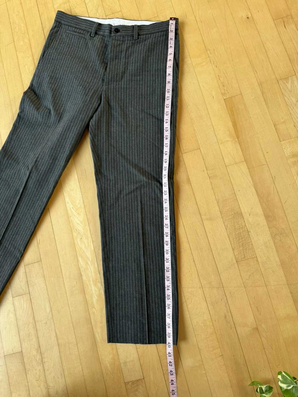 Visvim Visvim Wool / Linen Striped Single Pleat T… - image 10