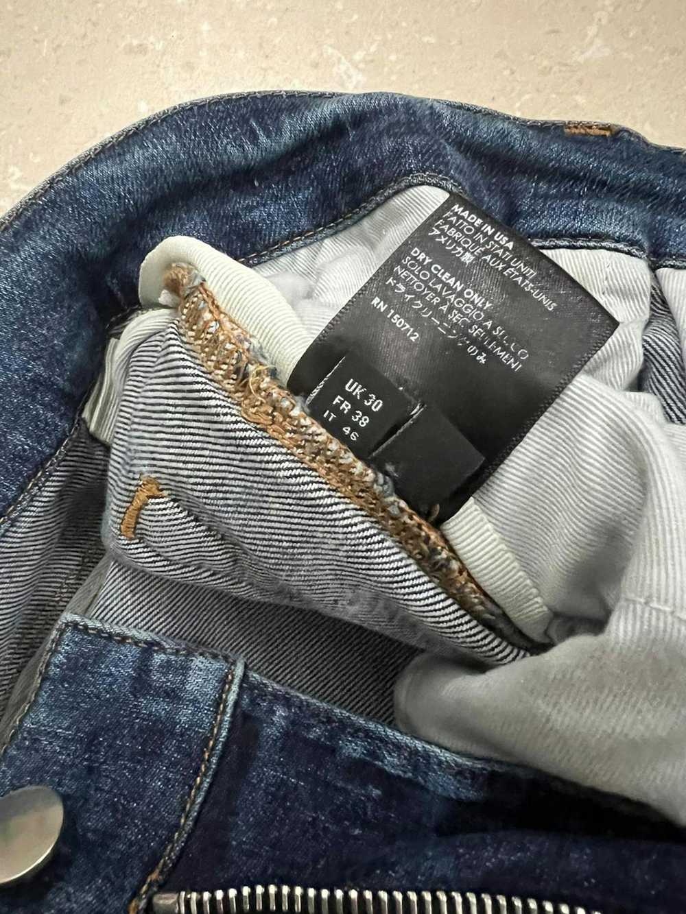 Amiri Amiri Mx1 leather Patch jeans - image 5
