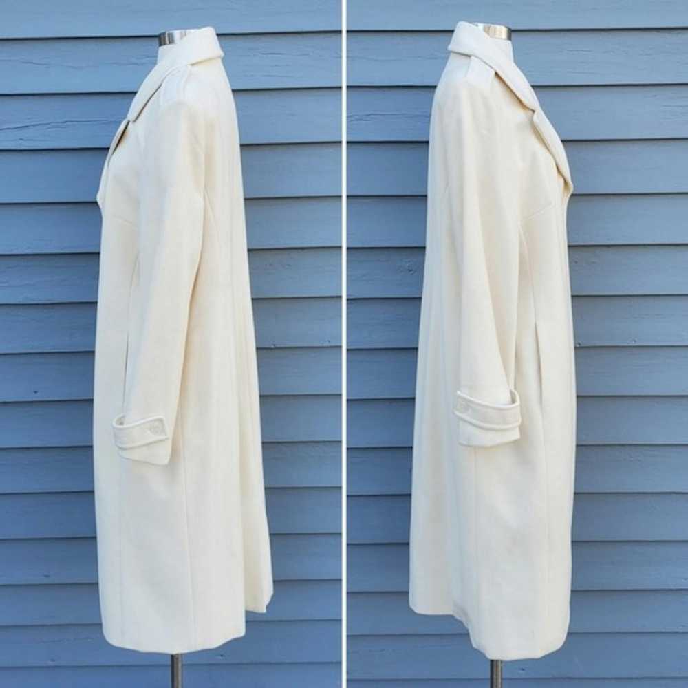 Vintage Vintage 90s y2k Preppy Acadamia Cream Woo… - image 3