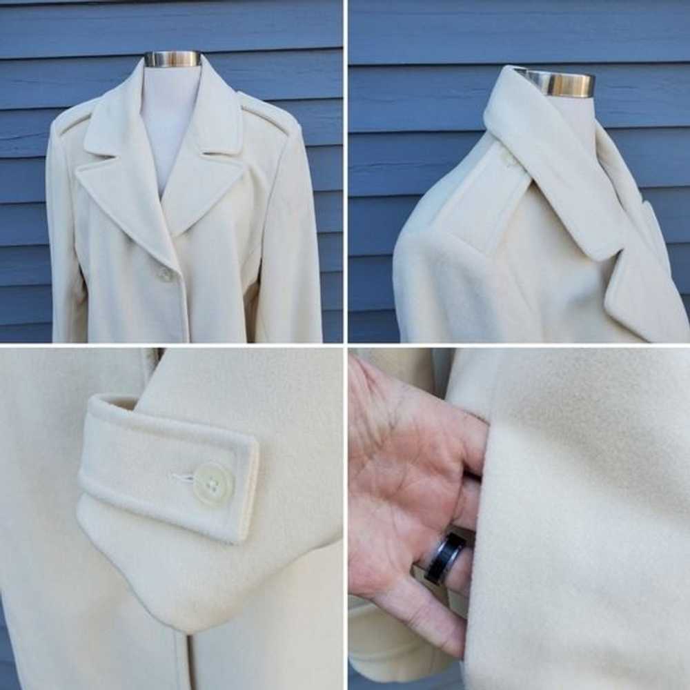 Vintage Vintage 90s y2k Preppy Acadamia Cream Woo… - image 5