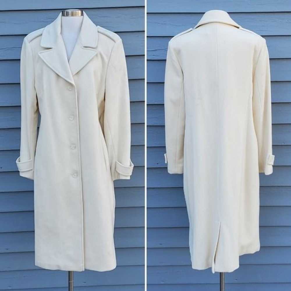 Vintage Vintage 90s y2k Preppy Acadamia Cream Woo… - image 9