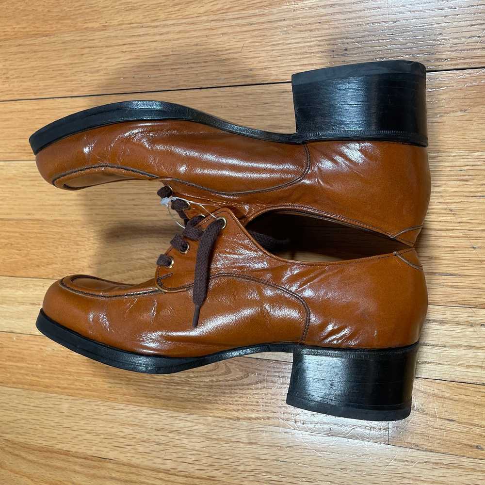 Sears 70s Sears Heeled Dress Shoes Size 10D - image 4