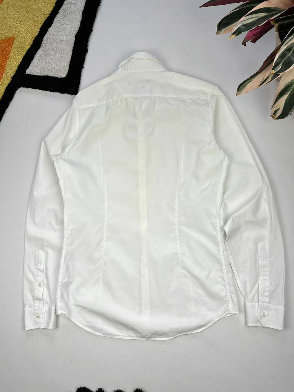 Gucci × Vintage Gucci Skinny Fit White Button-Up … - image 6