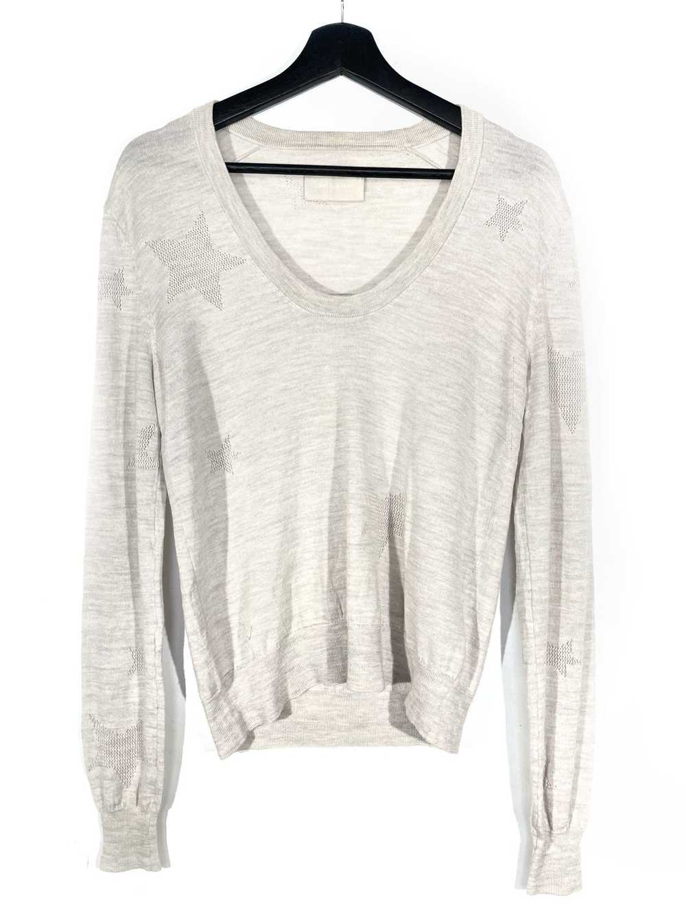 Zadig & Voltaire Zadig Voltaire Silver Sweater Wo… - image 1