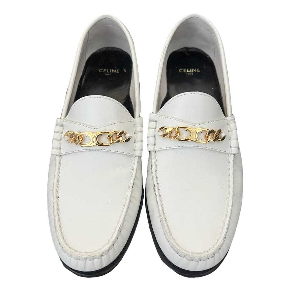 Celine Triomphe leather flats - image 1