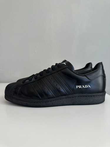 Adidas × Prada Core Black Spazzolato Leather Super