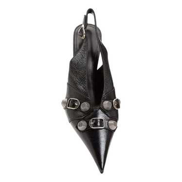 Balenciaga Cagole leather sandal - image 1