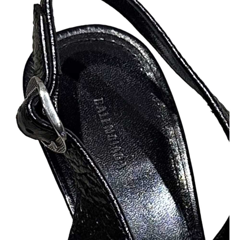 Balenciaga Cagole leather sandal - image 2