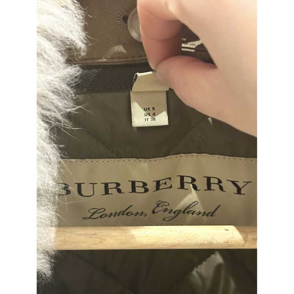 Burberry Faux fur coat - image 7