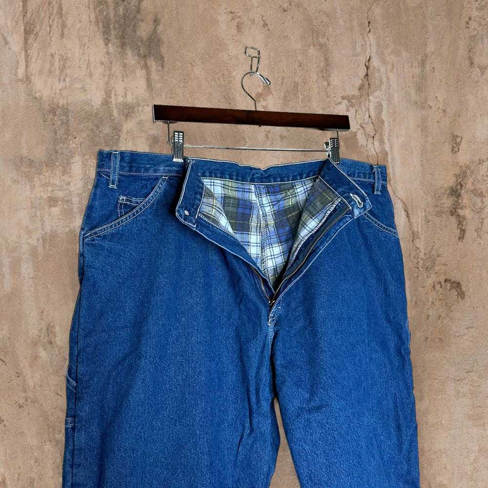 Dickies × Streetwear × Vintage Dickies Flannel Li… - image 5