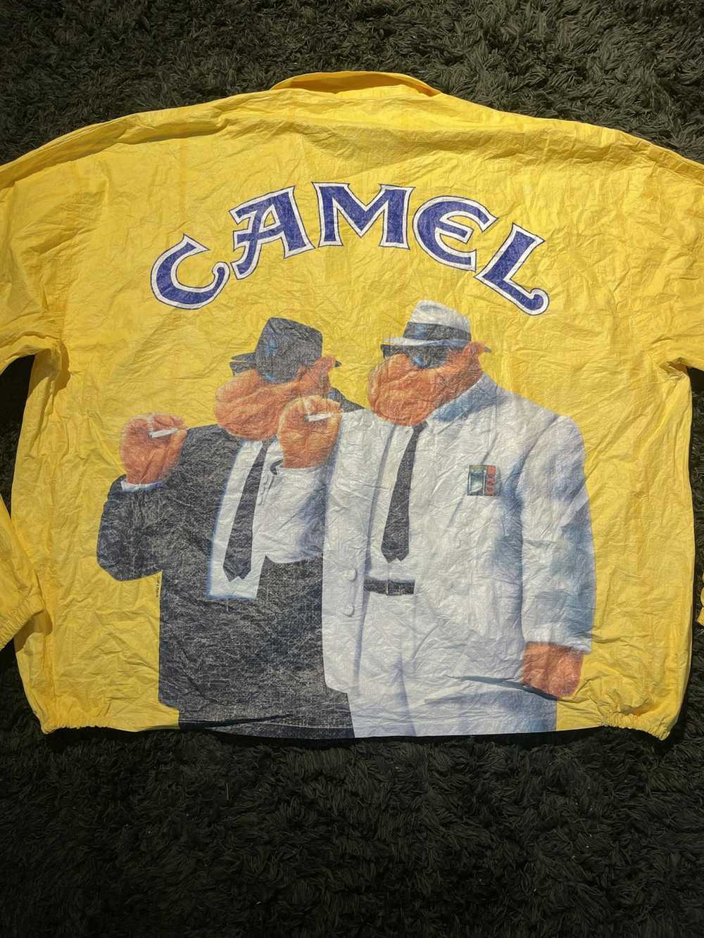 Rare × Streetwear × Vintage Yellow Camel Jacket - image 5
