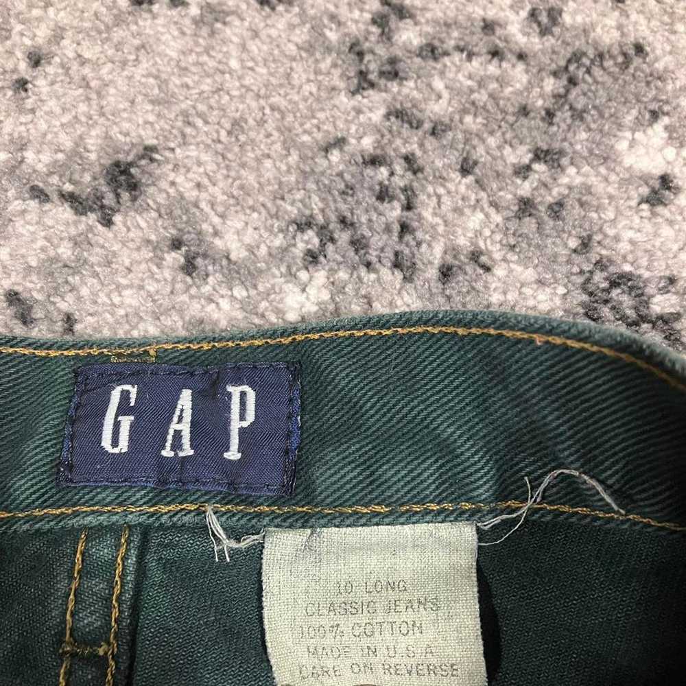 Gap × Vintage Vintage 80s Gap Made in USA Forest … - image 3