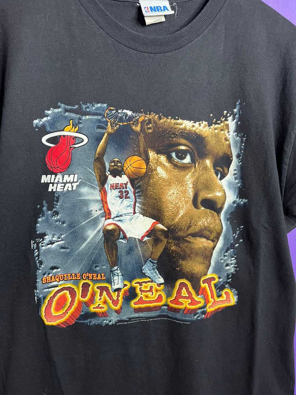 NBA × Vintage Vintage 2004 Miami Heat SHAQ player… - image 3