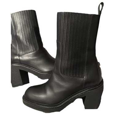 Hermès Leather biker boots - image 1