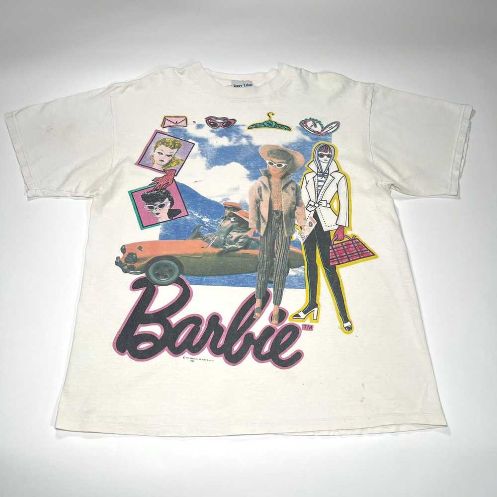 Movie × Vintage Barbie Mattel 1993 Promo T-Shirt - image 1