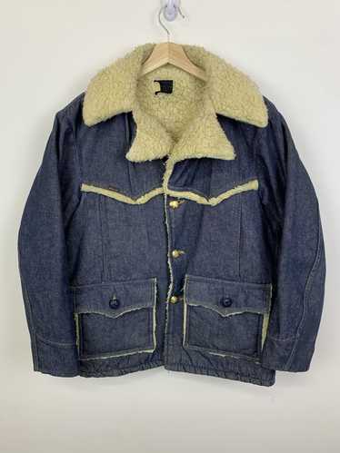 Vintage × Windbreaker Vintage 1980s Sherpa Lined … - image 1