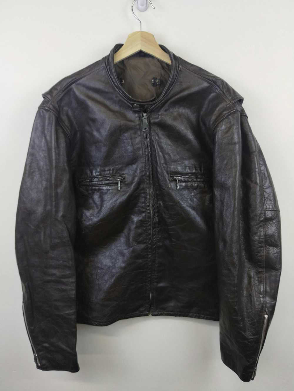 Leather Jacket × Streetwear × Vintage Vintage 80'… - image 1