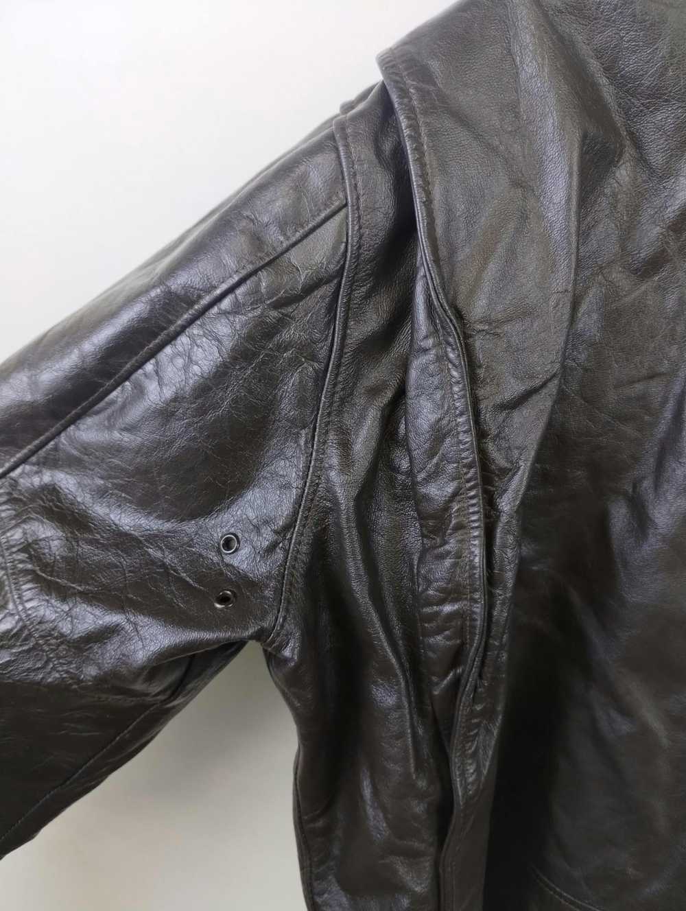 Leather Jacket × Streetwear × Vintage Vintage 80'… - image 3