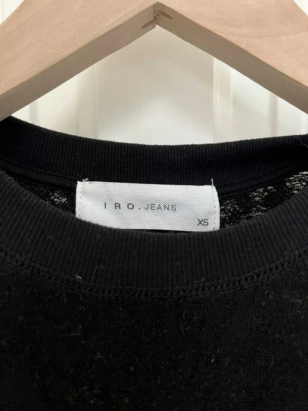 Iro IRO Jeans black sleeveless knitted top XS - image 2