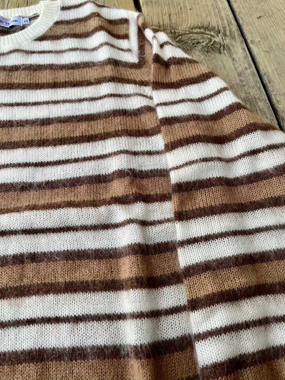 Streetwear × Vintage Striped Mohair Knit Sweater - image 3