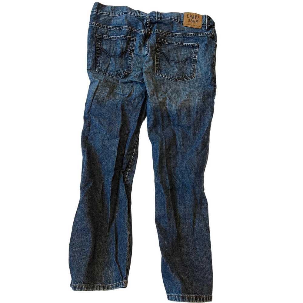 Chaps Chaps Regular Straight Blue Jeans Mens 38x32 - image 4