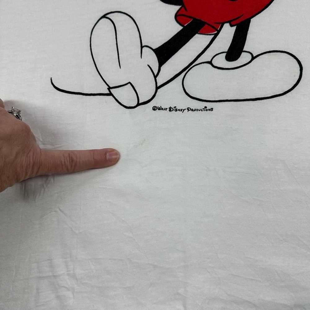 Vintage Walt Disney Productions Ringer Mickey tee… - image 4