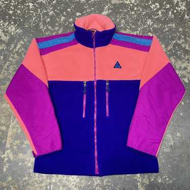 希少 90s Nike ACG MAKALU FLEECE JACKET Vintage Nike ACG Makalu Fleece Jacket Made In USA 90s Sherpa