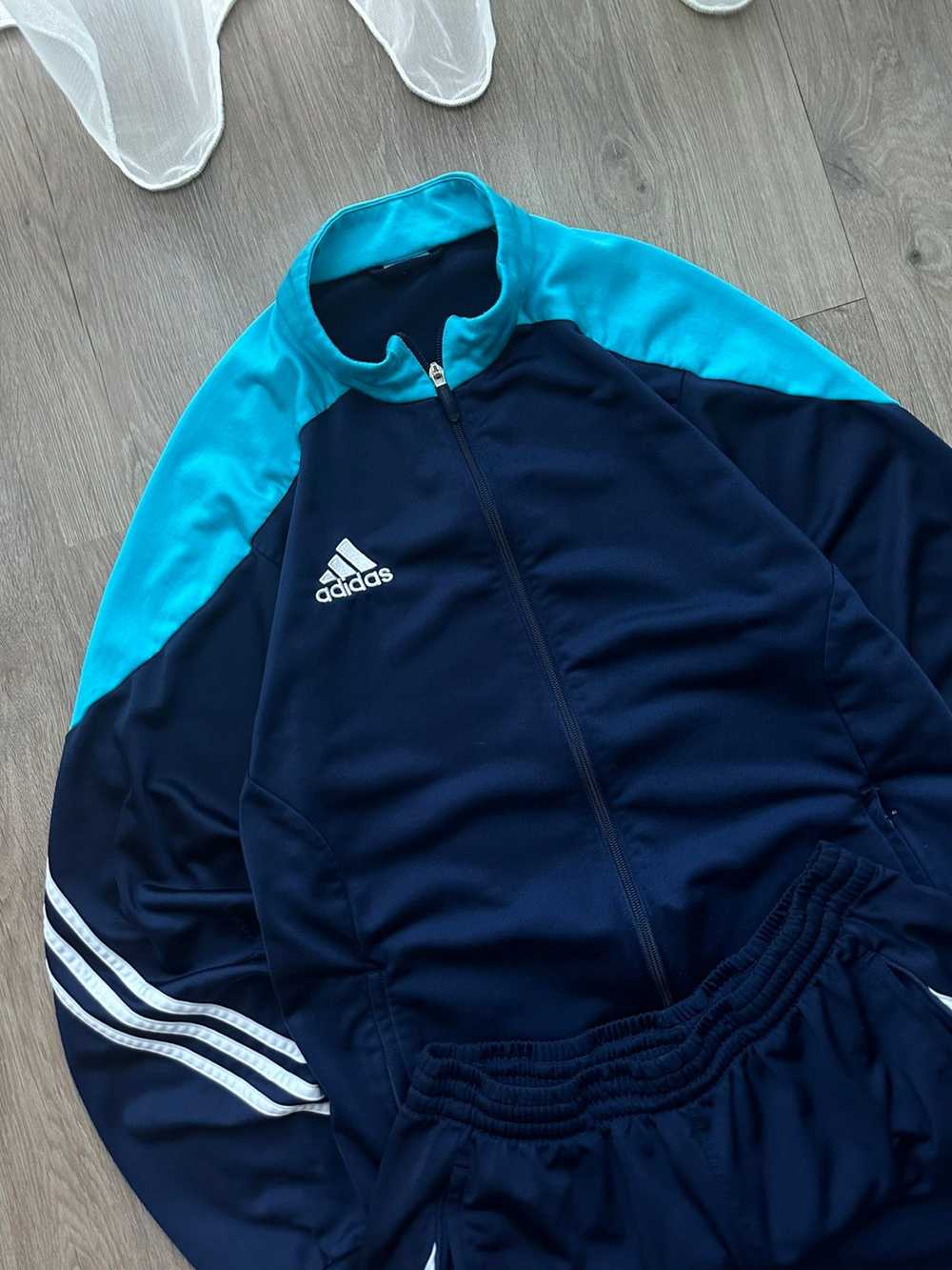 Adidas × Streetwear × Vintage Vintage Navy Blue A… - image 6