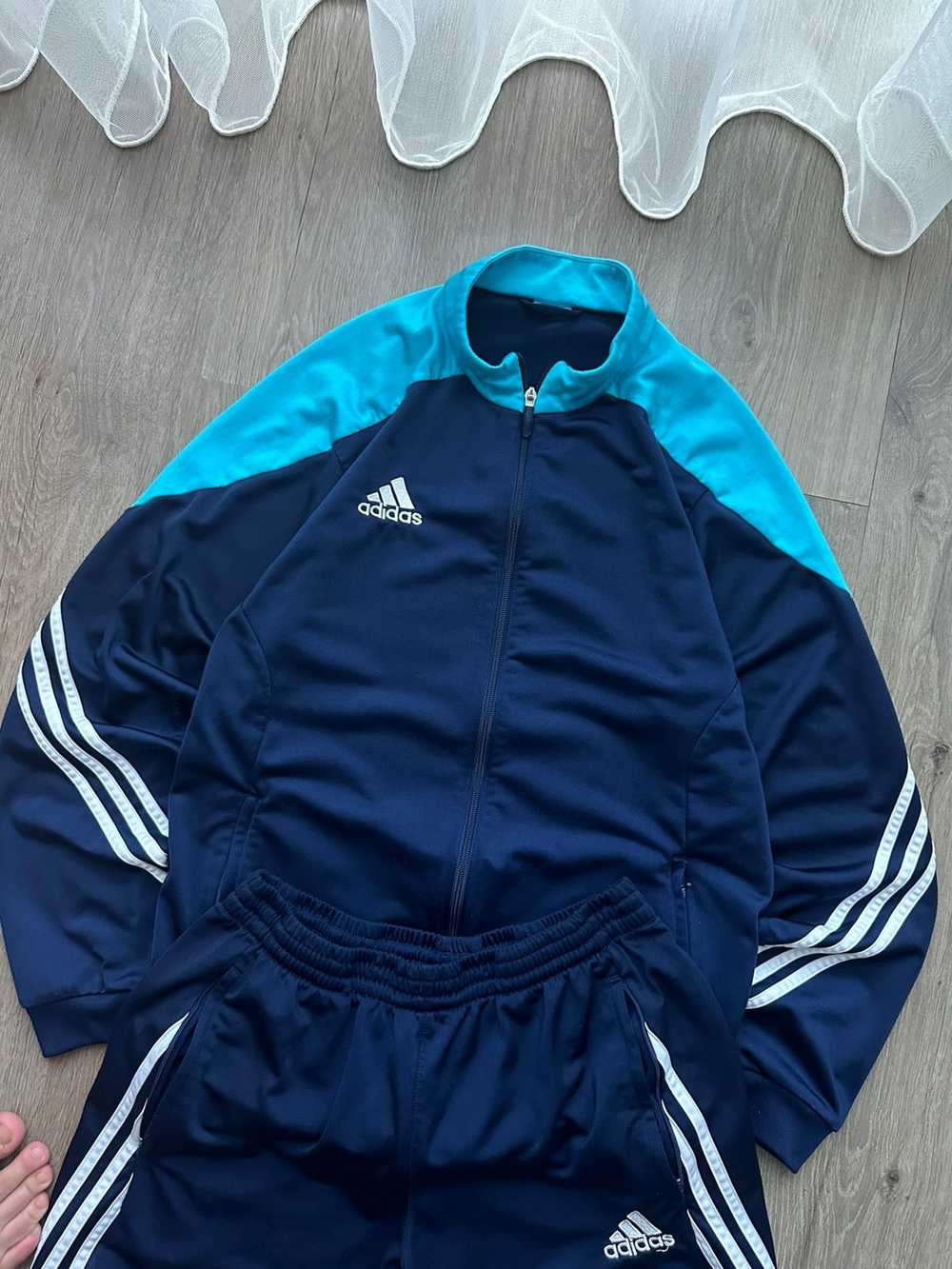 Adidas × Streetwear × Vintage Vintage Navy Blue A… - image 7