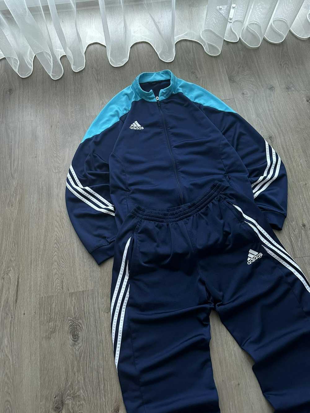 Adidas × Streetwear × Vintage Vintage Navy Blue A… - image 9