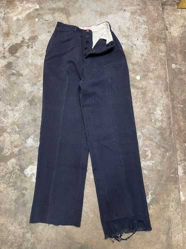 Vintage 40’s Palm Beach Flecked Wool Trousers High