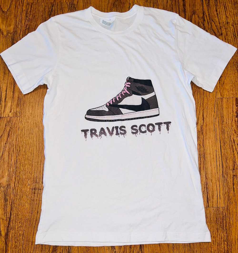 La Flame × Rap Tees TRAVIS SCOTT T-shirt - image 1