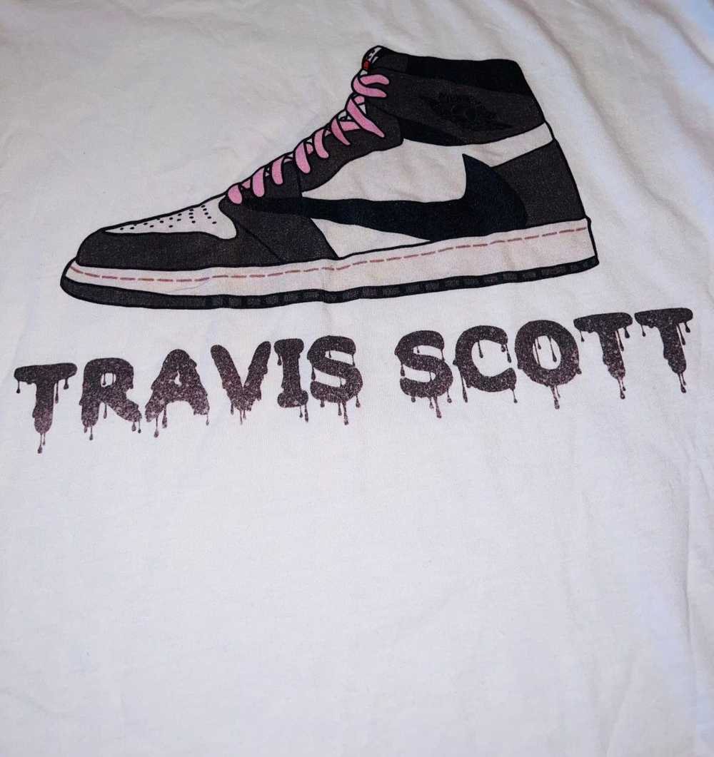 La Flame × Rap Tees TRAVIS SCOTT T-shirt - image 3