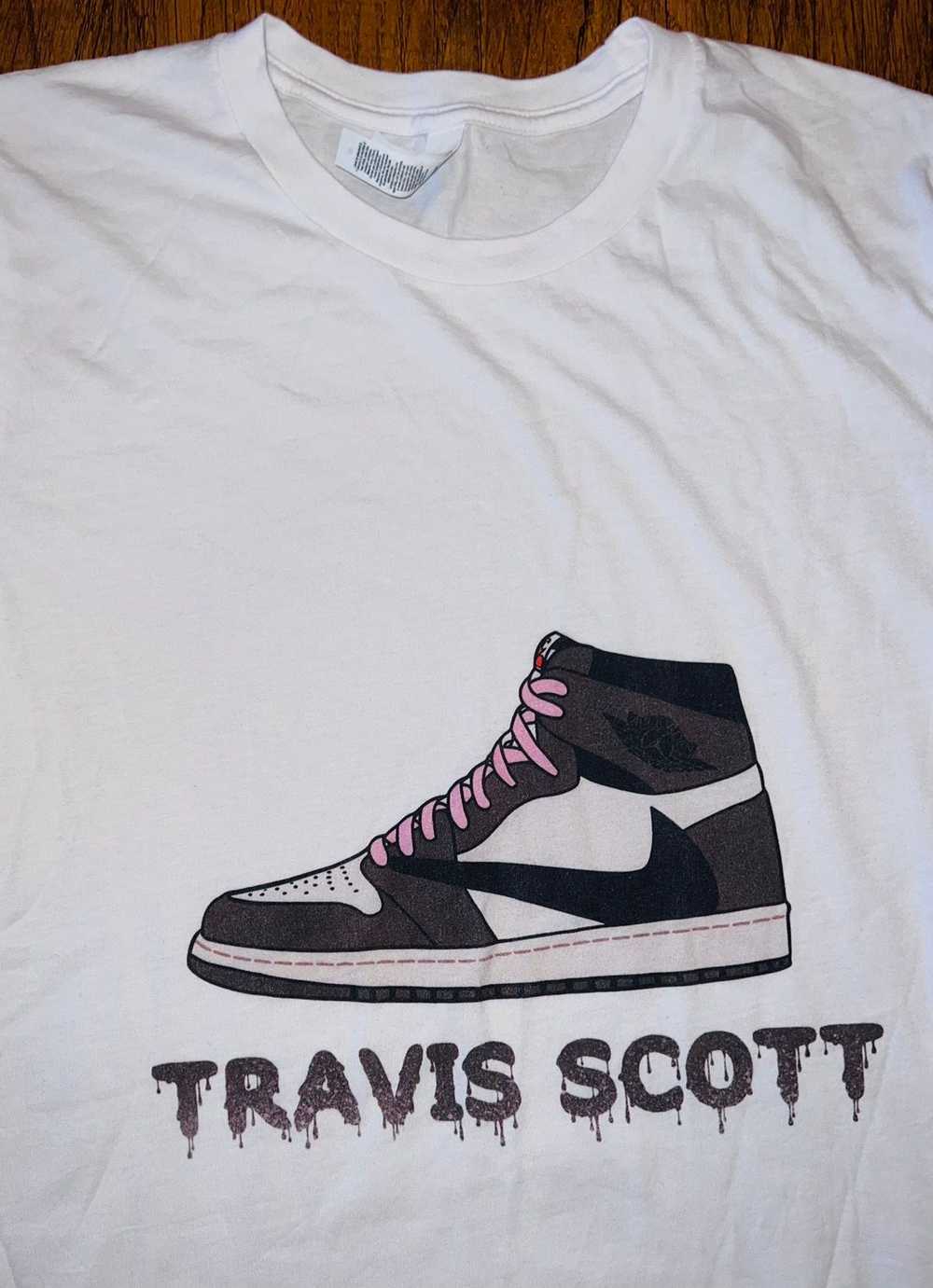 La Flame × Rap Tees TRAVIS SCOTT T-shirt - image 5