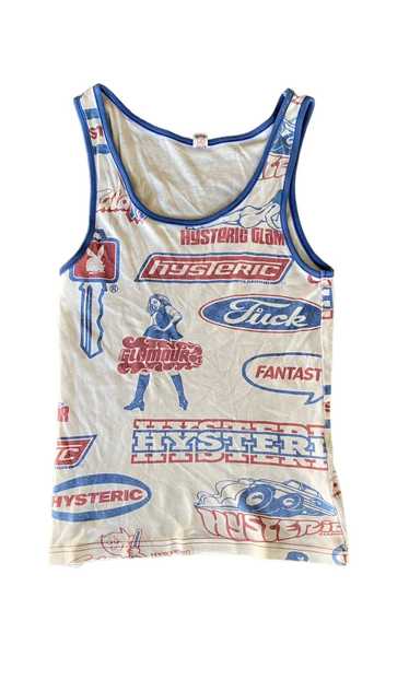 Hysteric Glamour 1990s Iconic HG all logo top tank - image 1