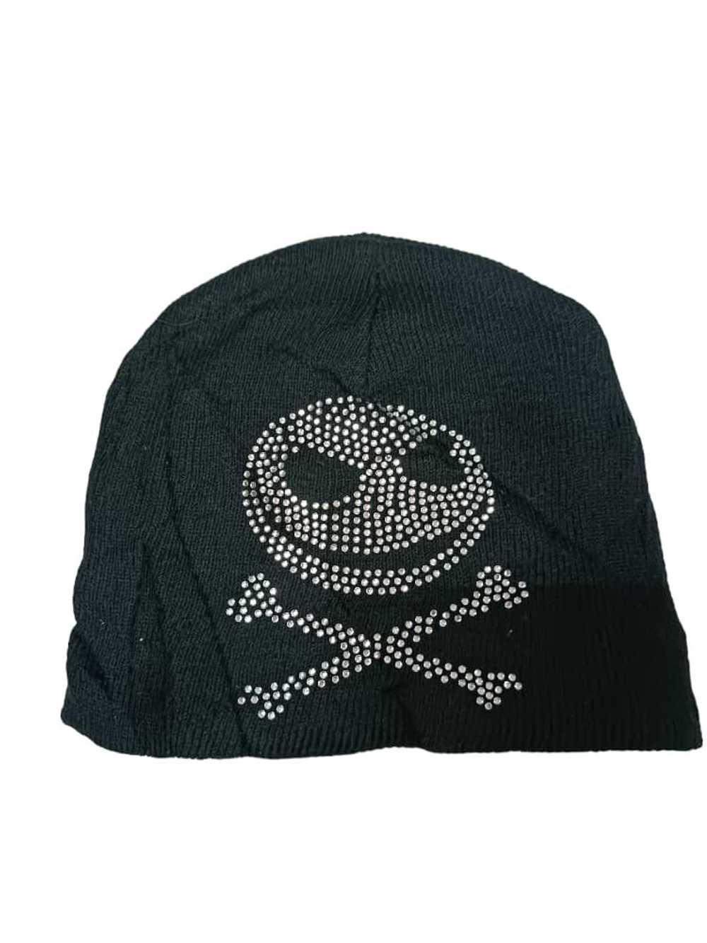 Skulls × Streetwear Vintage Skull Beanie Hat - image 1